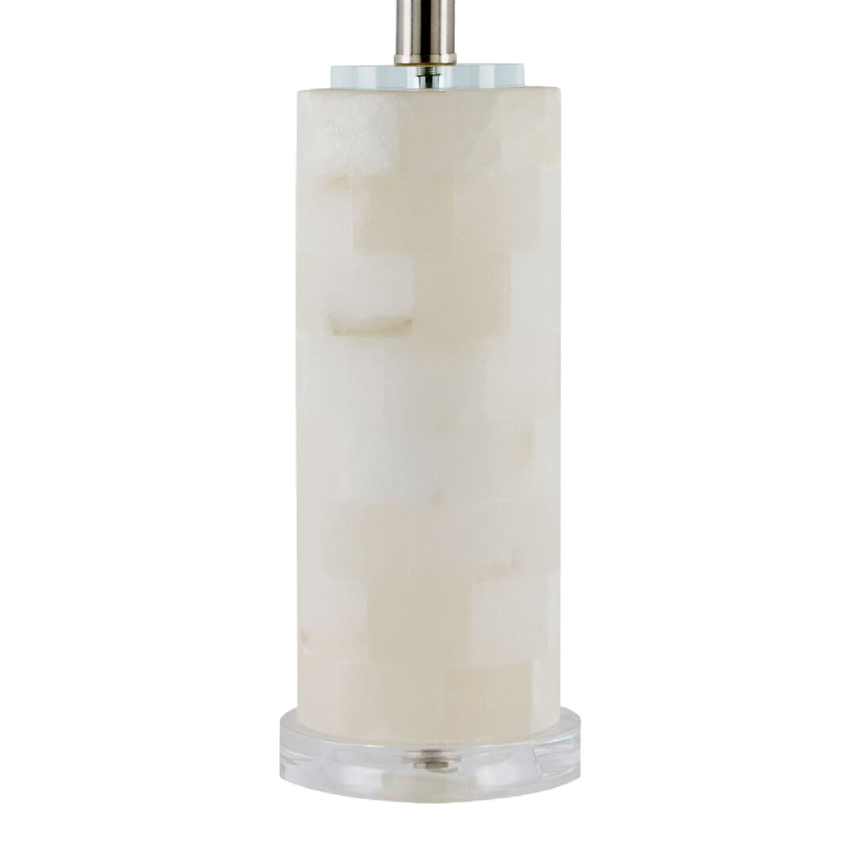 Modern European furniture - Burnished Cream Stone Table Lamp - www.oroa.com