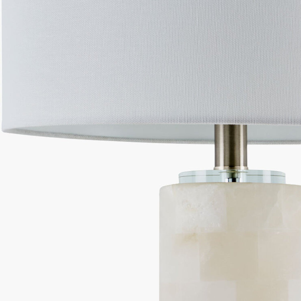 Modern European furniture - Burnished Cream Stone Table Lamp - www.oroa.com