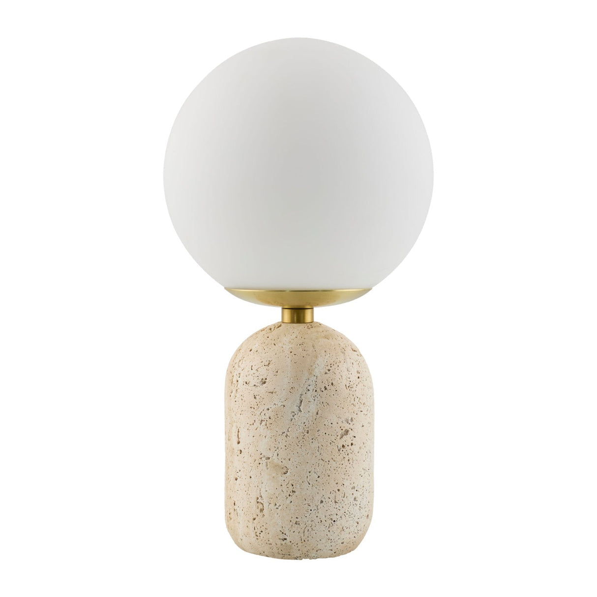 Modern European furniture - White Glass Globe Table Lamp - www.oroa.com