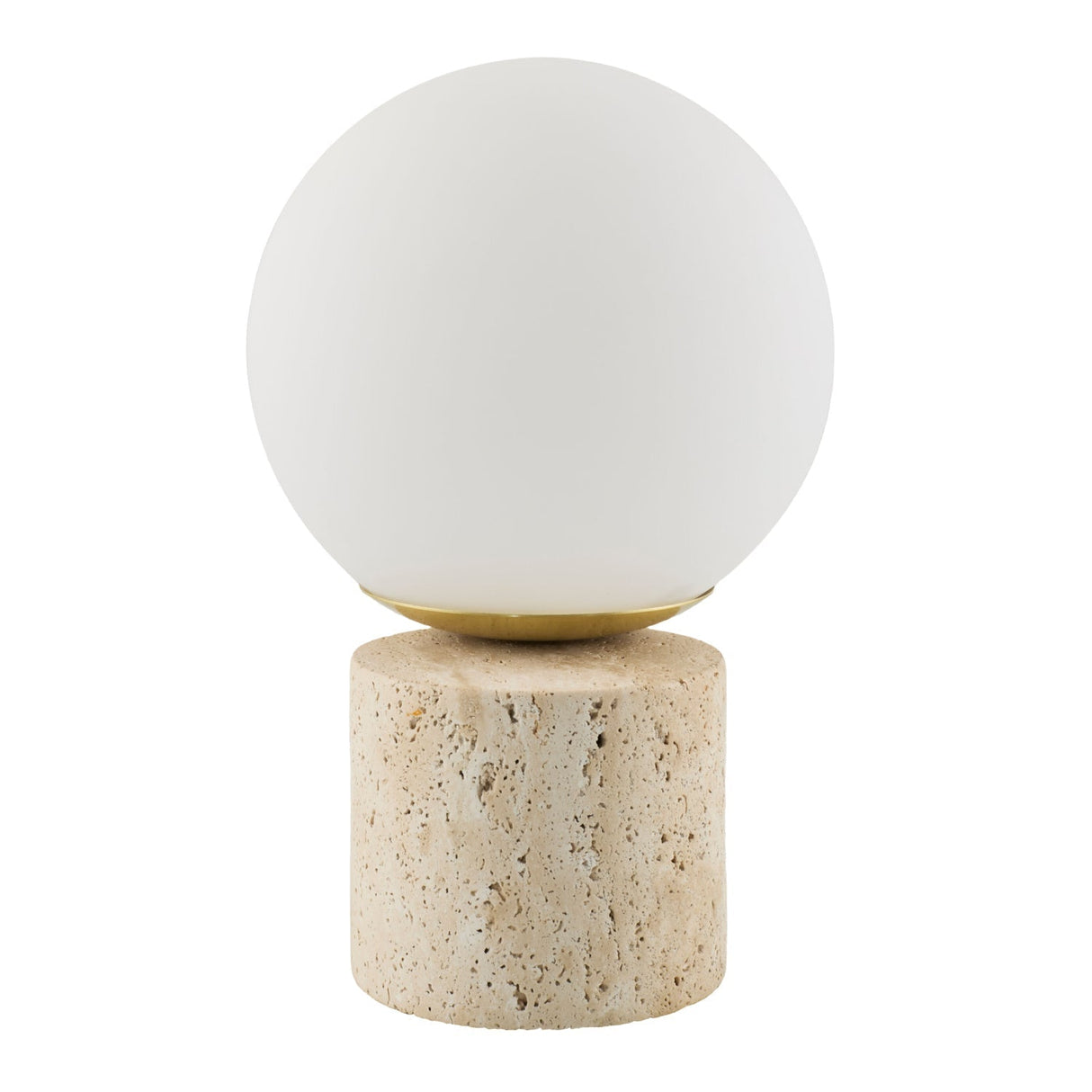 Modern European furniture - White Glass Globe Table Lamp - www.oroa.com