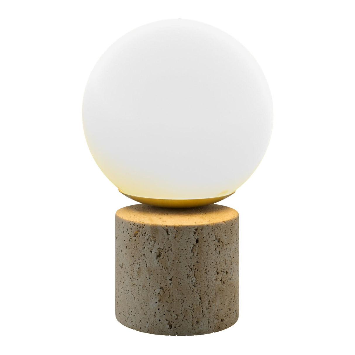 Modern European furniture - White Glass Globe Table Lamp - www.oroa.com