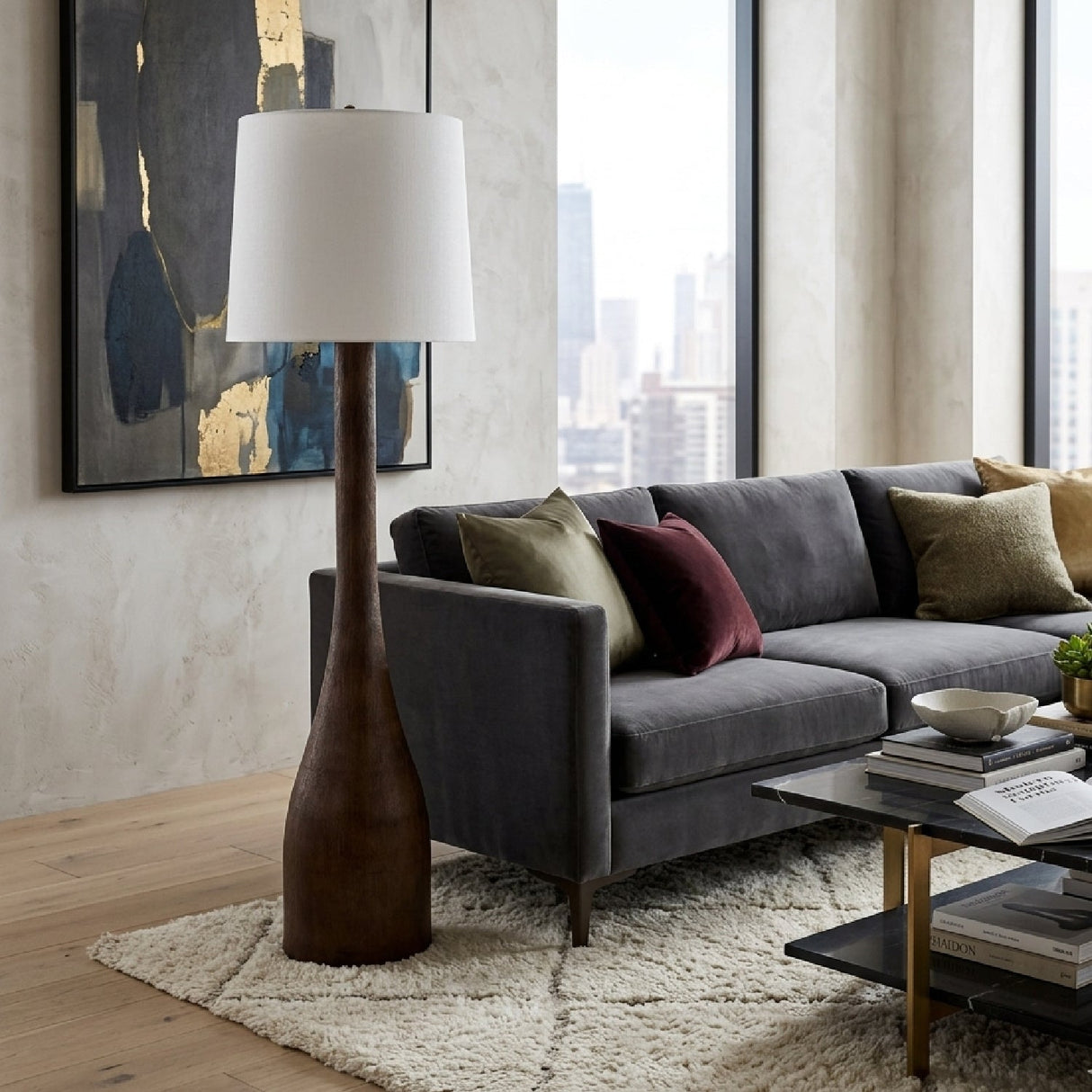 Modern European furniture - Modern Minimalist Accent Floor Lamp - www.oroa.com