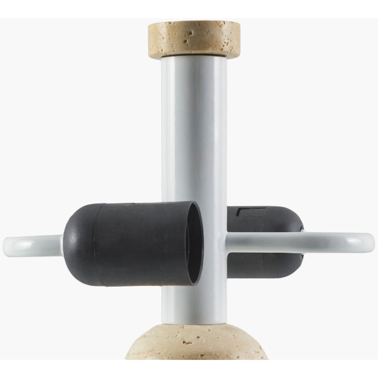 Modern European furniture - Metal Shade Travertine Table Lamp L - www.oroa.com
