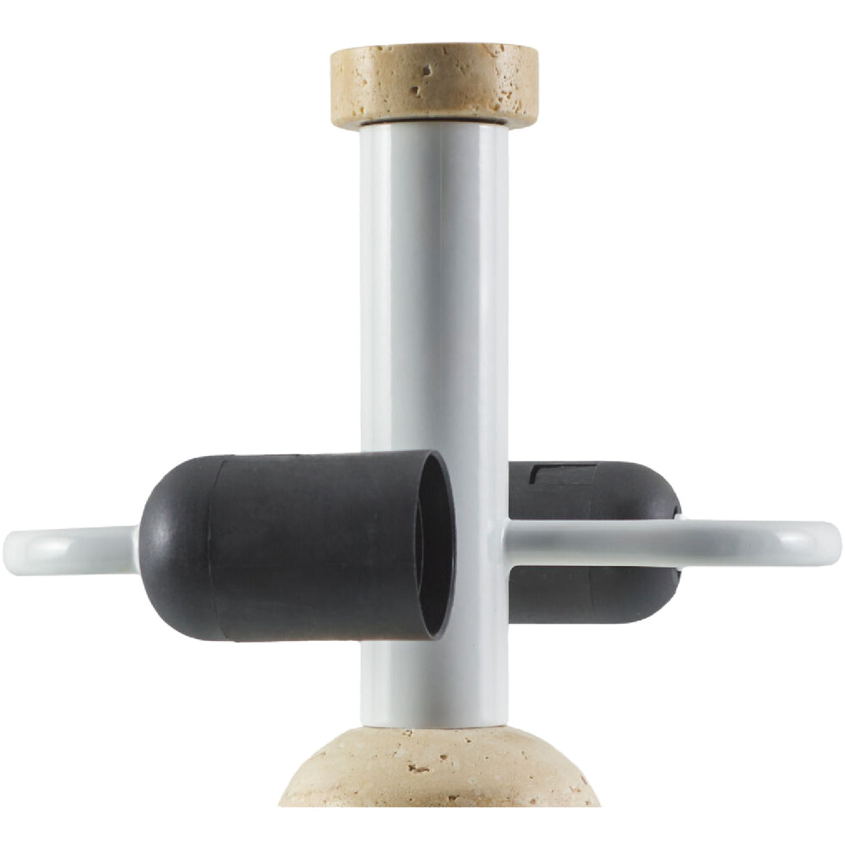 Metal Shade Travertine Table Lamp L | Oroa.com