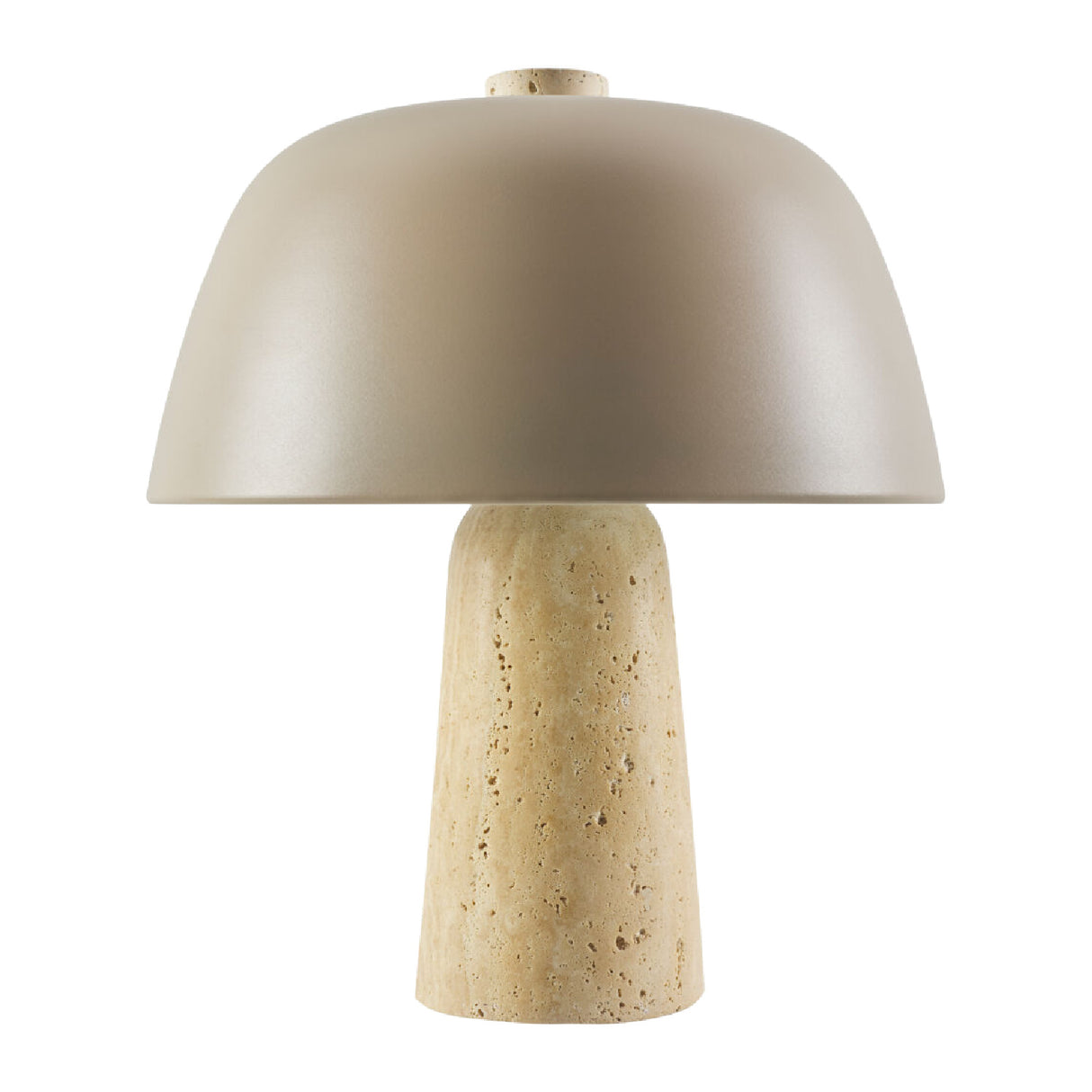 Metal Shade Travertine Table Lamp S | Oroa.com