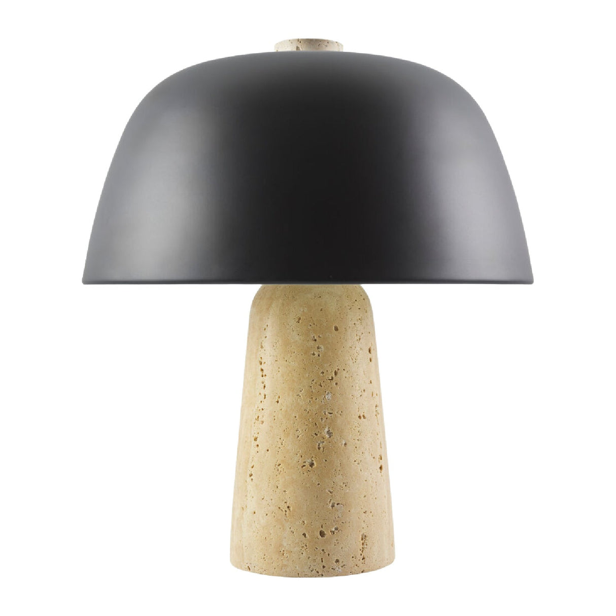Modern European furniture - Metal Shade Travertine Table Lamp S - www.oroa.com