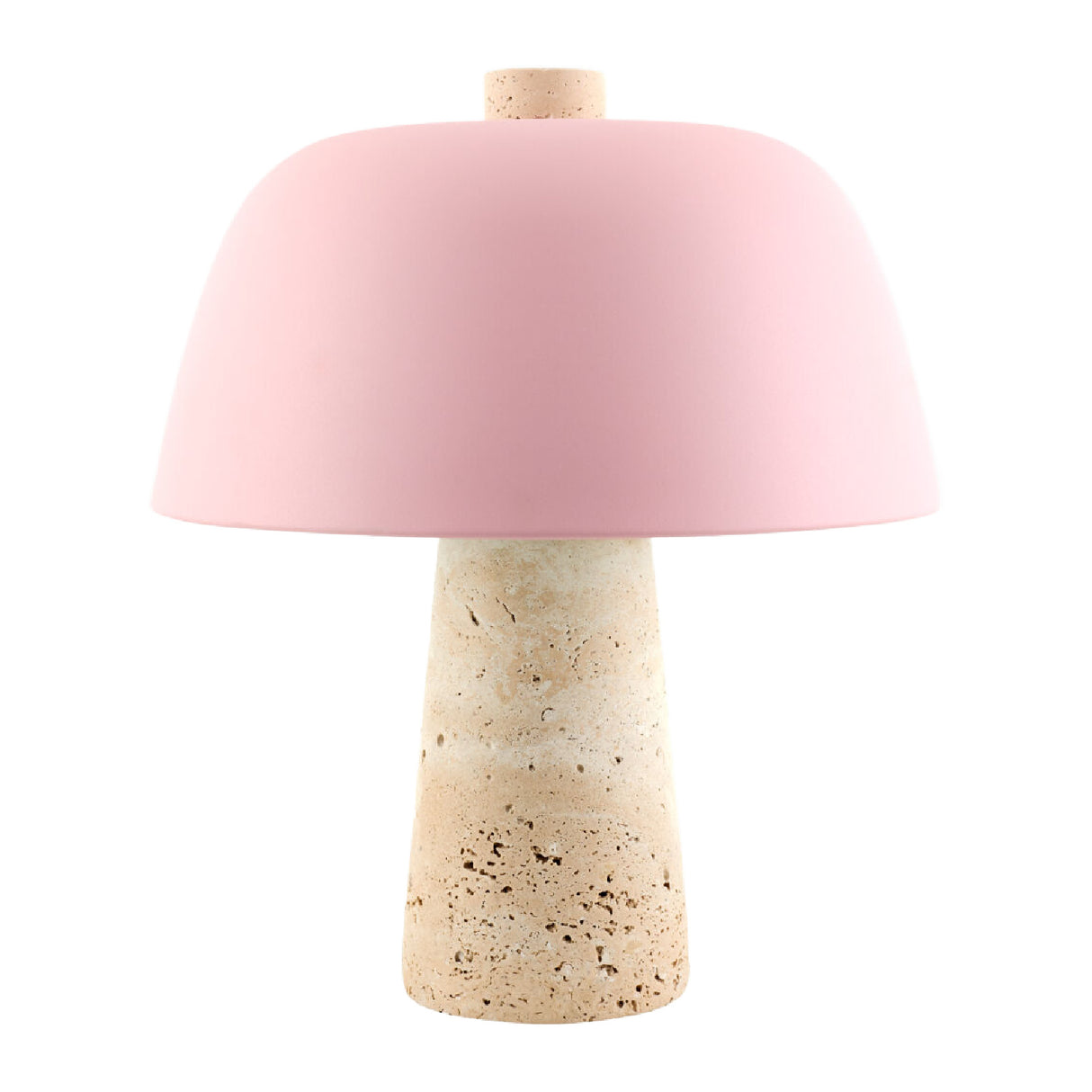 Modern European furniture - Metal Shade Travertine Table Lamp S - www.oroa.com