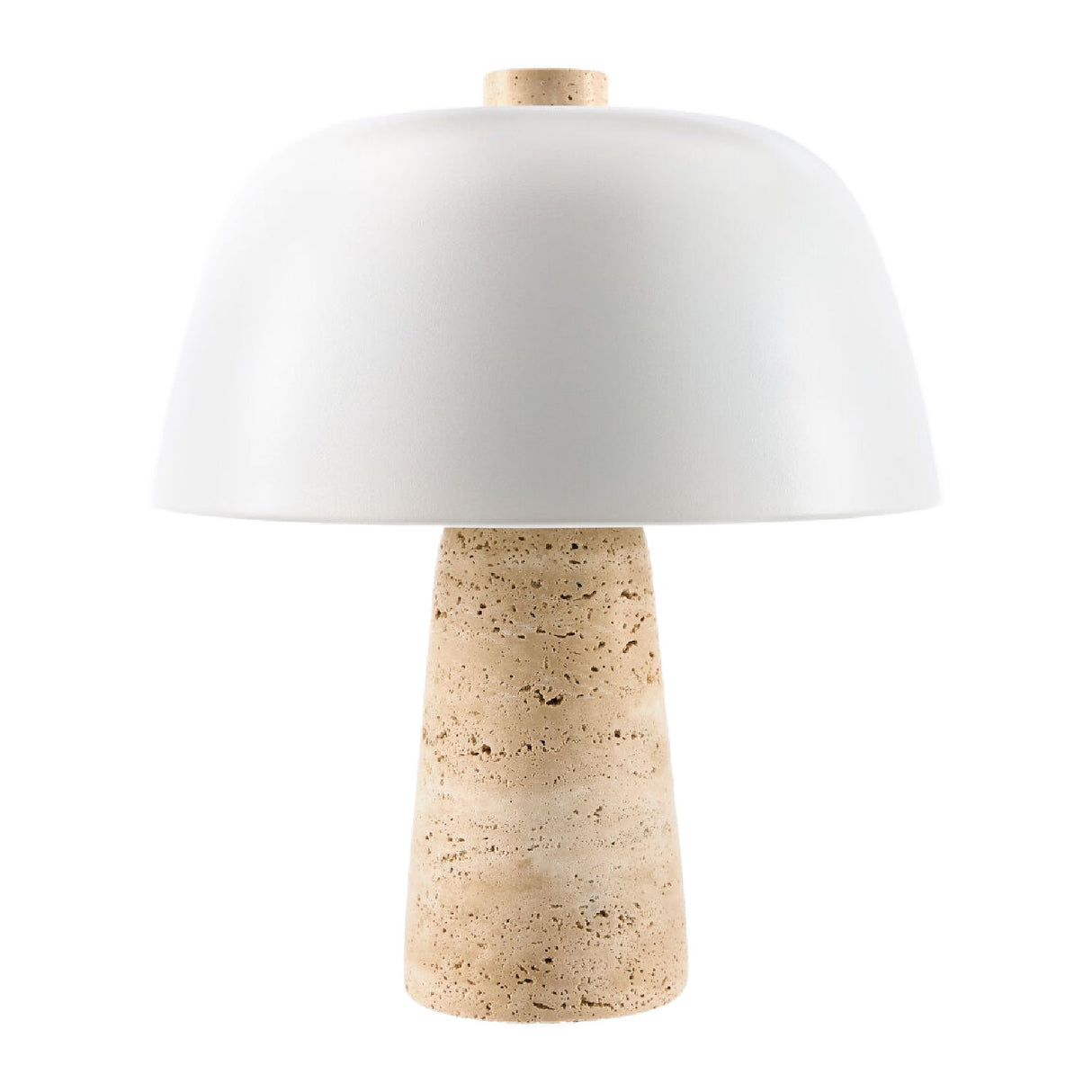 Modern European furniture - Metal Shade Travertine Table Lamp S - www.oroa.com