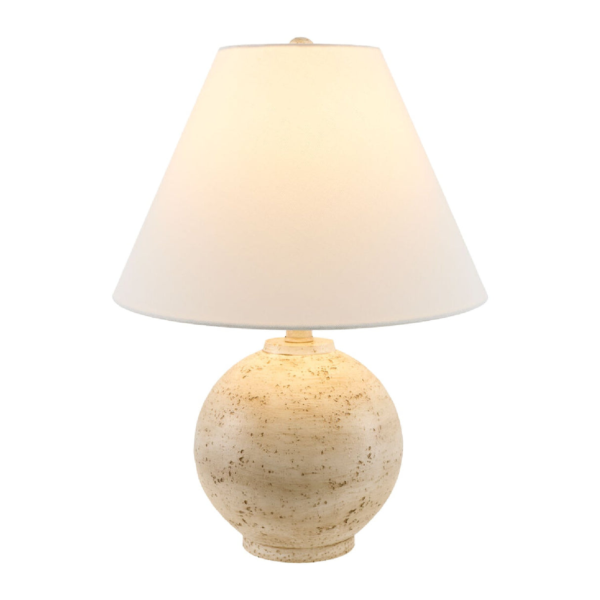 Modern European furniture - Cream Sphere Base Table Lamp - www.oroa.com