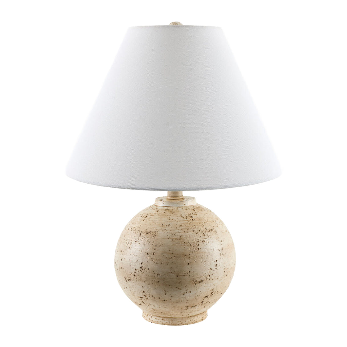 Modern European furniture - Cream Sphere Base Table Lamp - www.oroa.com | Oroa.com