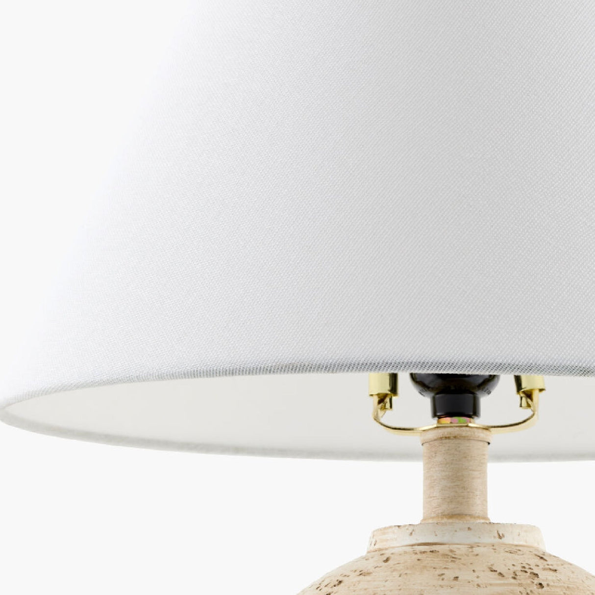 Modern European furniture - Cream Sphere Base Table Lamp - www.oroa.com