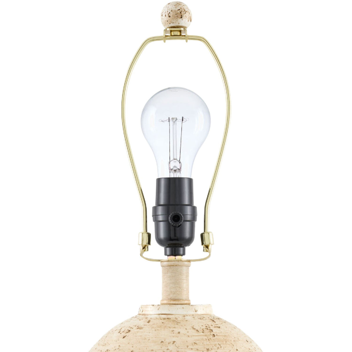 Modern European furniture - Cream Sphere Base Table Lamp - www.oroa.com