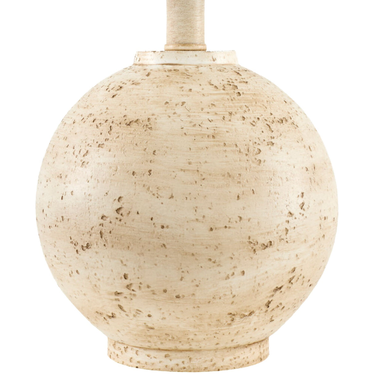 Modern European furniture - Cream Sphere Base Table Lamp - www.oroa.com