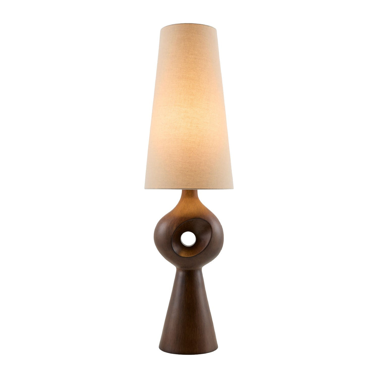 Modern European furniture - Sculptured Base Accent Table Lamp - www.oroa.com