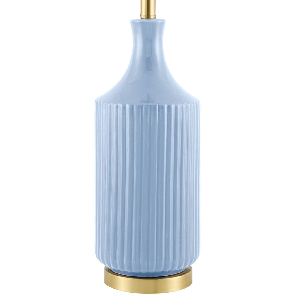 Modern European furniture - Fluted Glazed Ceramic Table Lamp - www.oroa.com