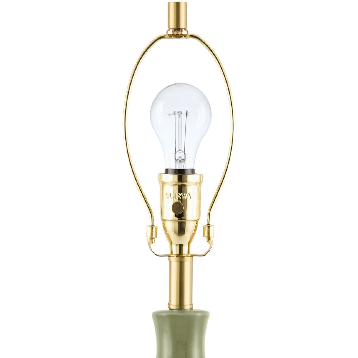 Modern European furniture - Fluted Glazed Ceramic Table Lamp - www.oroa.com