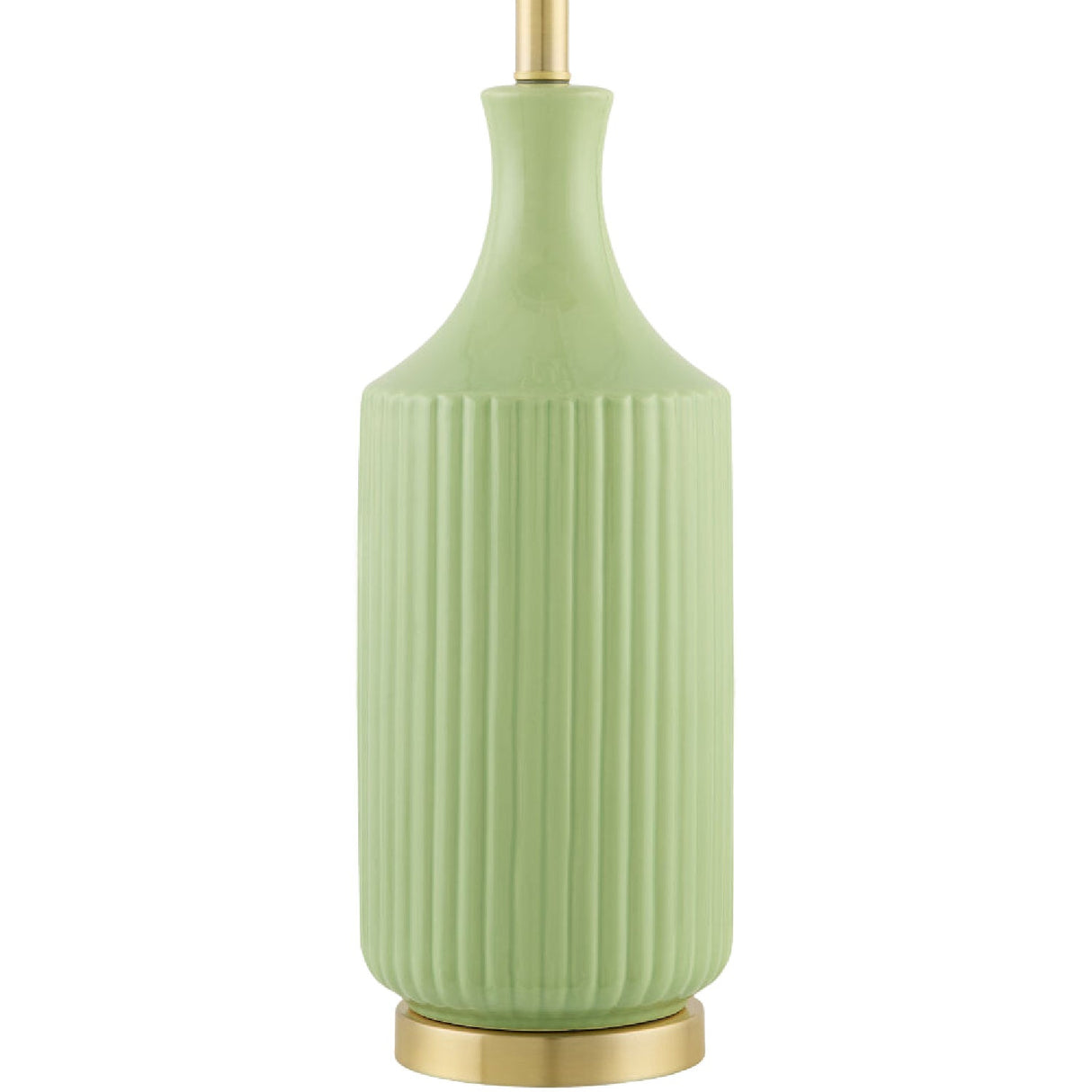 Modern European furniture - Fluted Glazed Ceramic Table Lamp - www.oroa.com