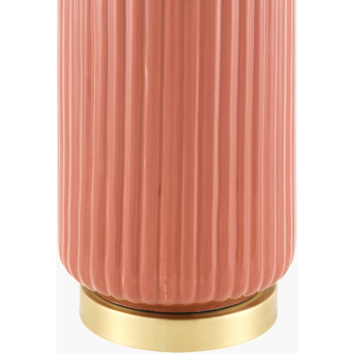 Modern European furniture - Fluted Glazed Ceramic Table Lamp - www.oroa.com