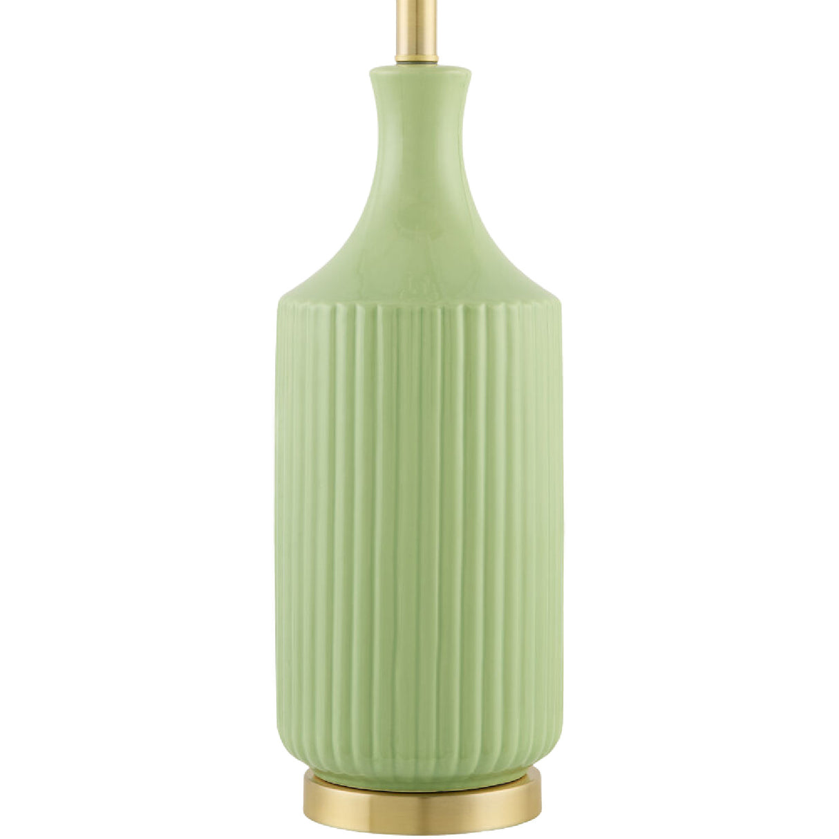 Modern European furniture - Fluted Glazed Ceramic Table Lamp - www.oroa.com
