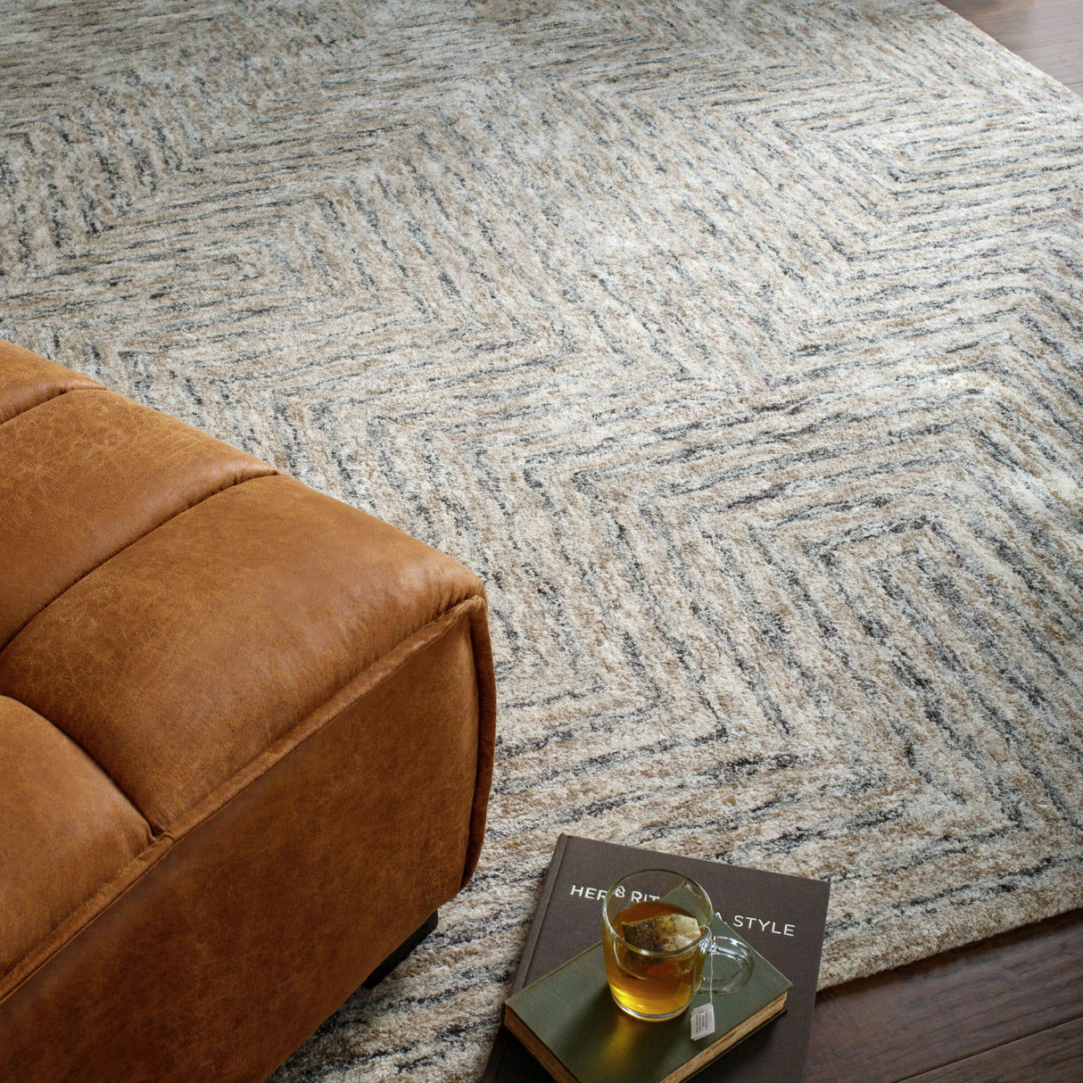Modern European furniture - Hand-Tufted Wool Blend Table Runner - www.oroa.com