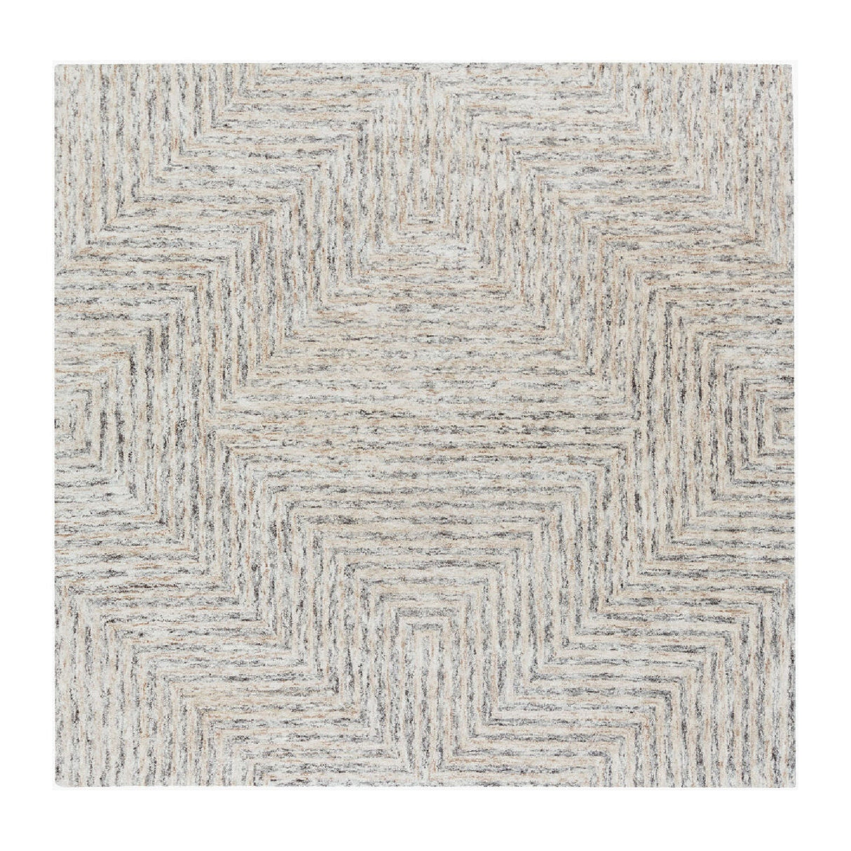 Modern furniture - Textured Wool Blend Square Carpet - www.oroa.com
