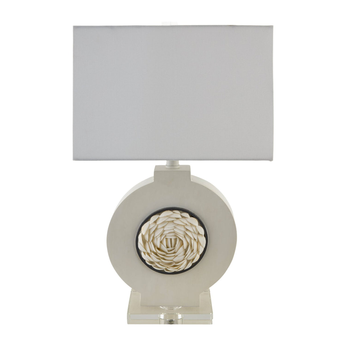 Modern European furniture - Shell Embellished Accent Table Lamp - www.oroa.com