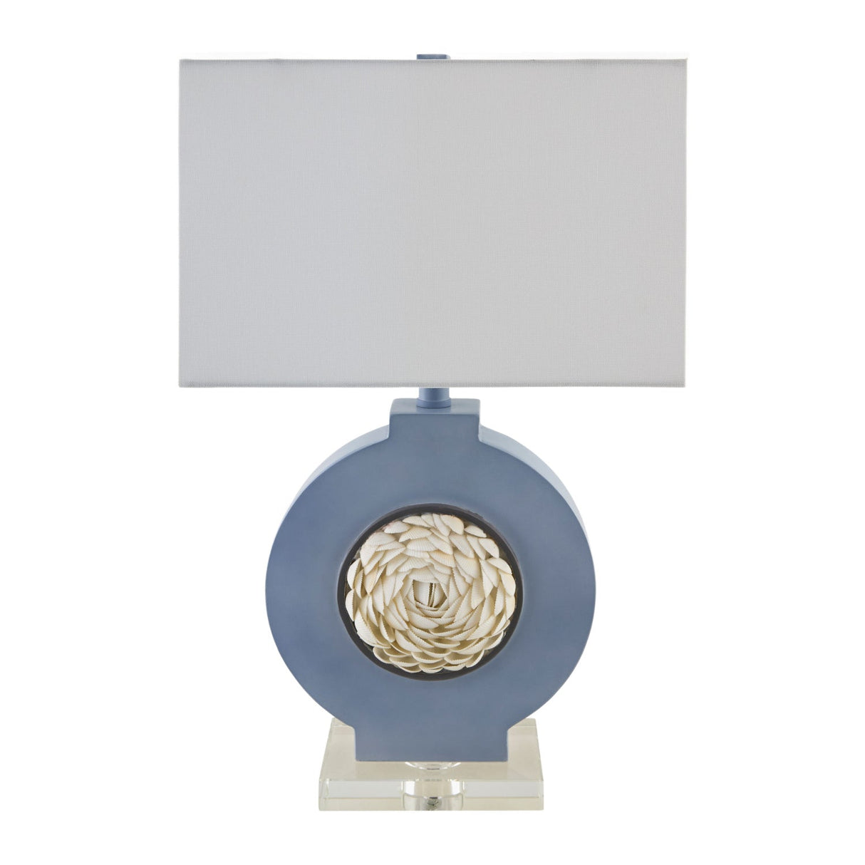 Modern European furniture - Shell Embellished Accent Table Lamp - www.oroa.com