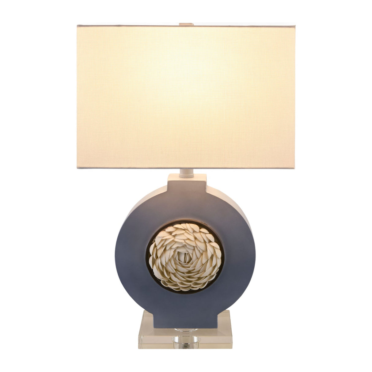Modern European furniture - Shell Embellished Accent Table Lamp - www.oroa.com