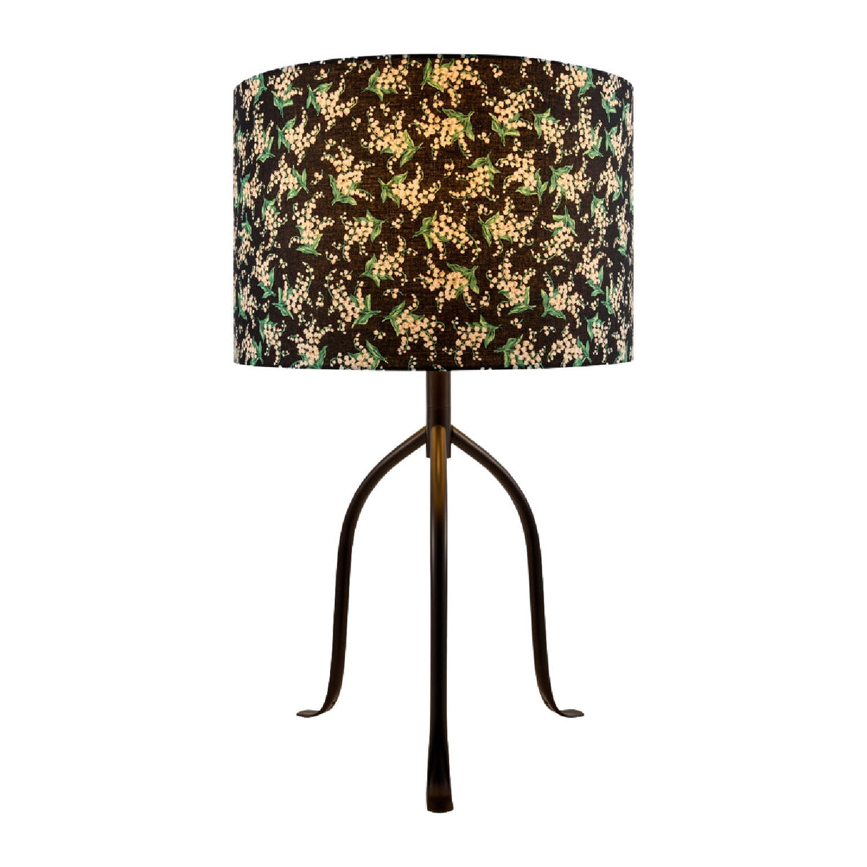Modern European furniture - Floral Print Linen Table Lamp S - www.oroa.com