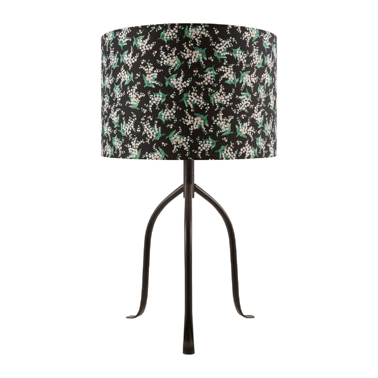Modern European furniture - Floral Print Linen Table Lamp S - www.oroa.com