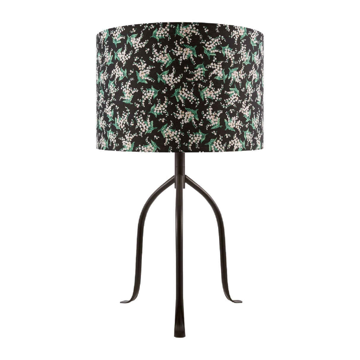 Modern European furniture - Floral Print Linen Table Lamp S - www.oroa.com