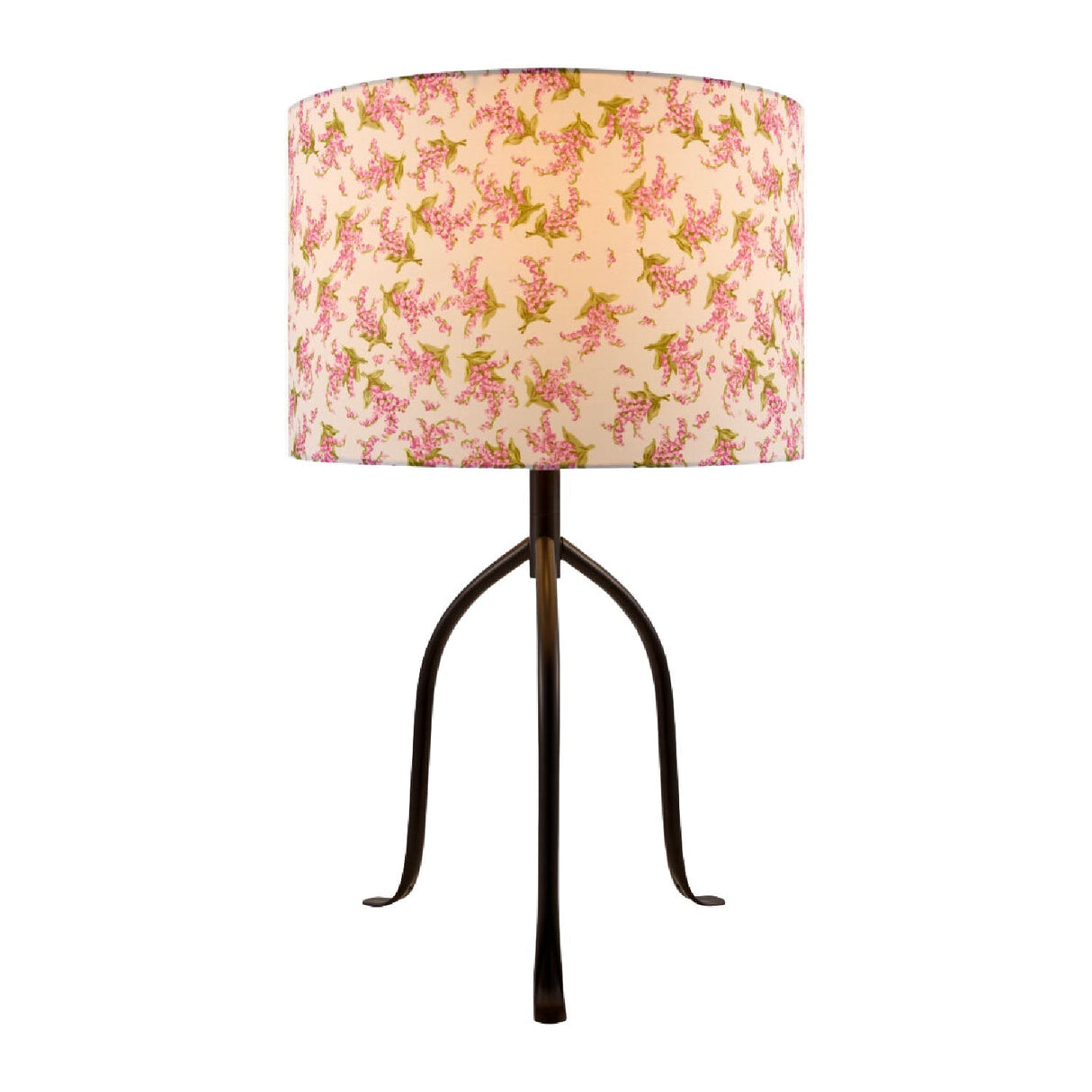 Modern European furniture - Floral Print Linen Table Lamp S - www.oroa.com