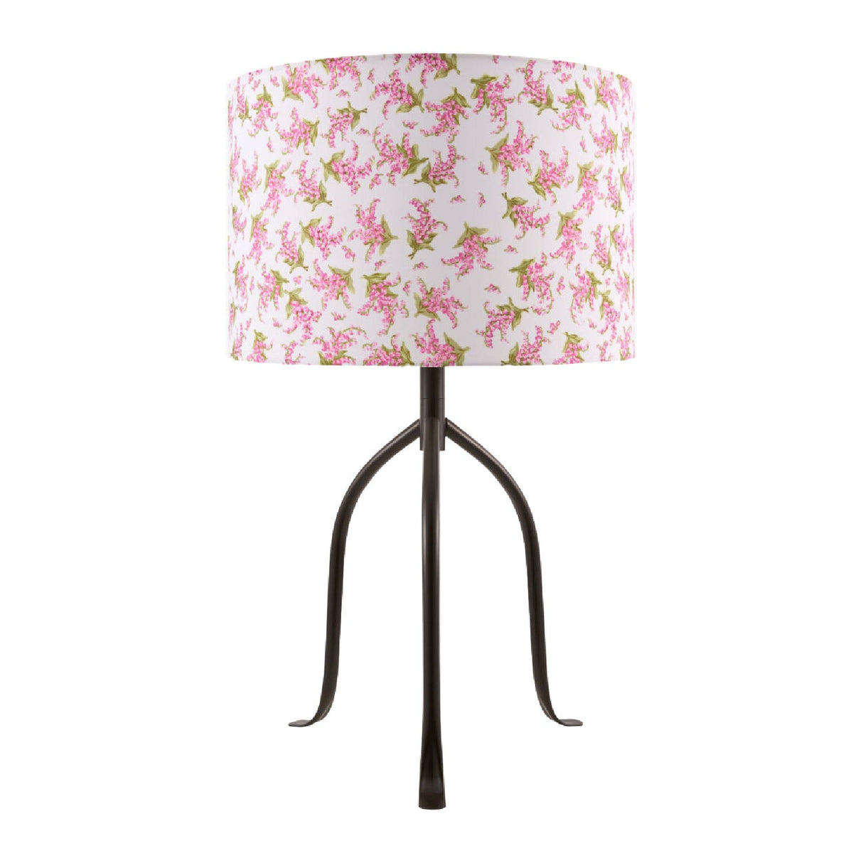 Modern European furniture - Floral Print Linen Table Lamp S - www.oroa.com