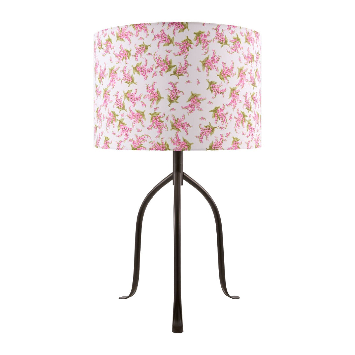 Modern European furniture - Floral Print Linen Table Lamp S - www.oroa.com