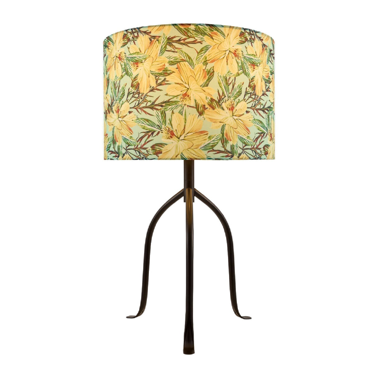 Modern European furniture - Floral Print Linen Table Lamp S - www.oroa.com