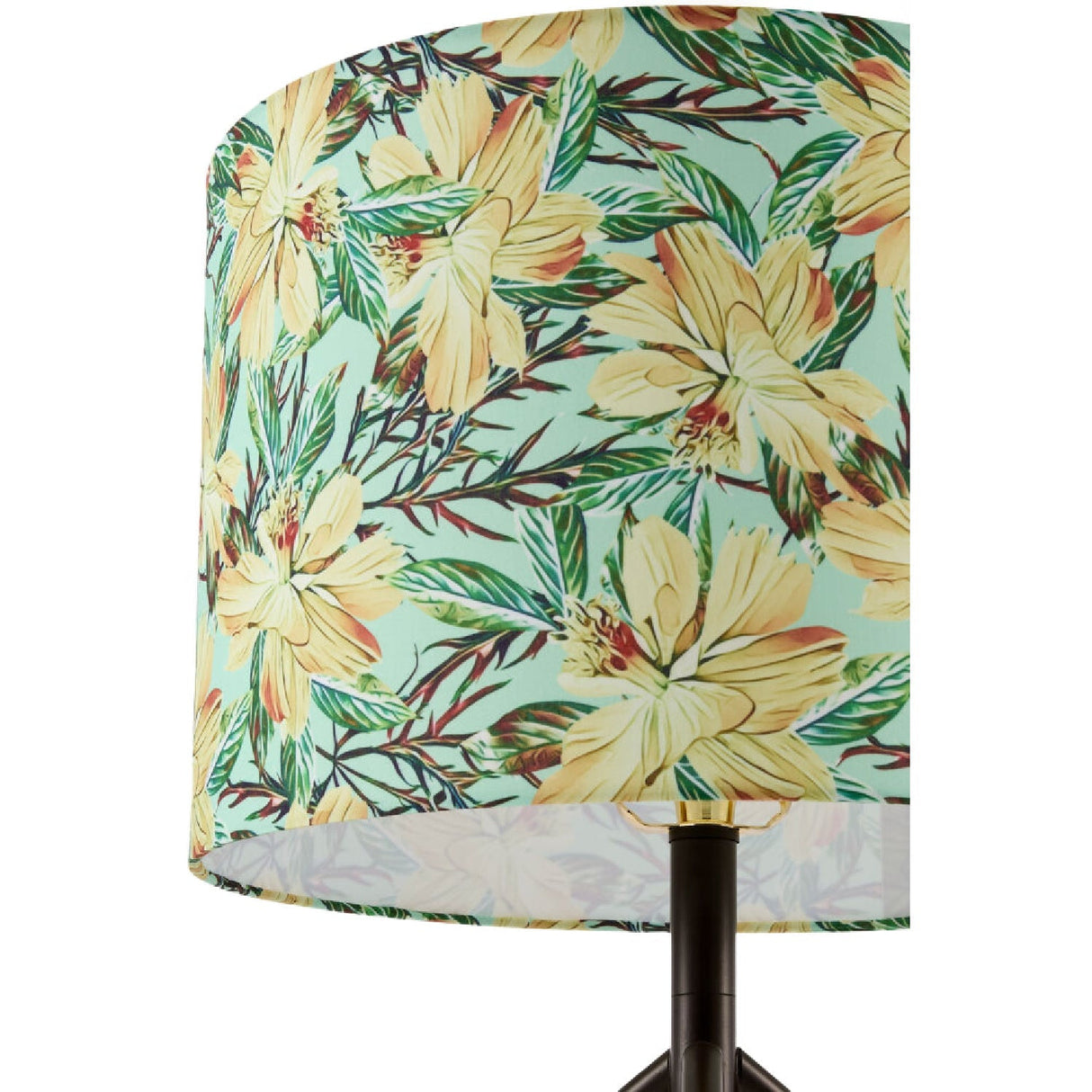 Modern European furniture - Floral Print Linen Table Lamp S - www.oroa.com