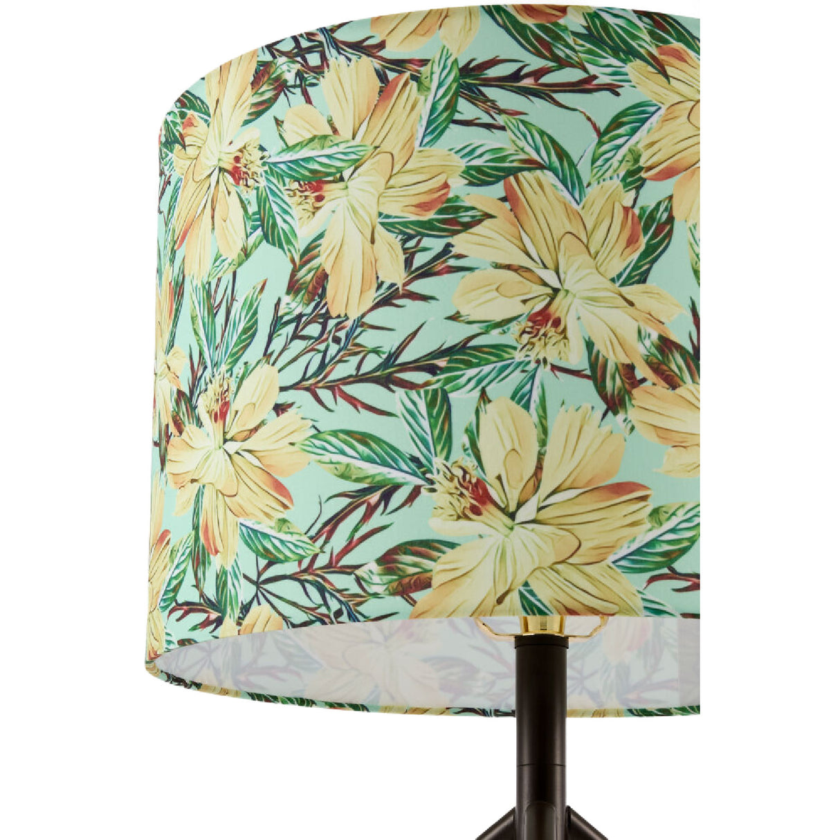 Floral Print Linen Table Lamp S | Oroa.com