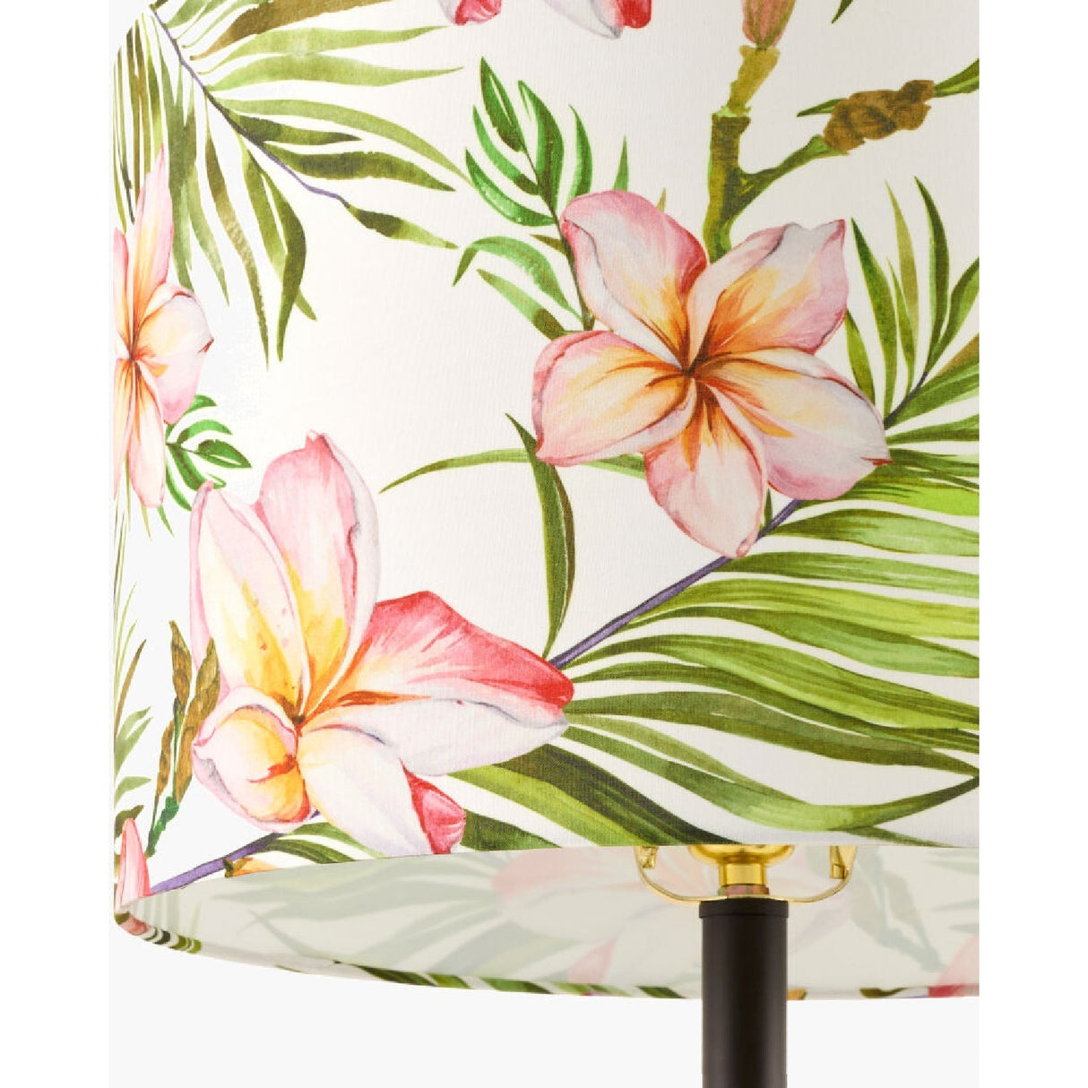 Modern European furniture - Floral Print Linen Table Lamp S - www.oroa.com