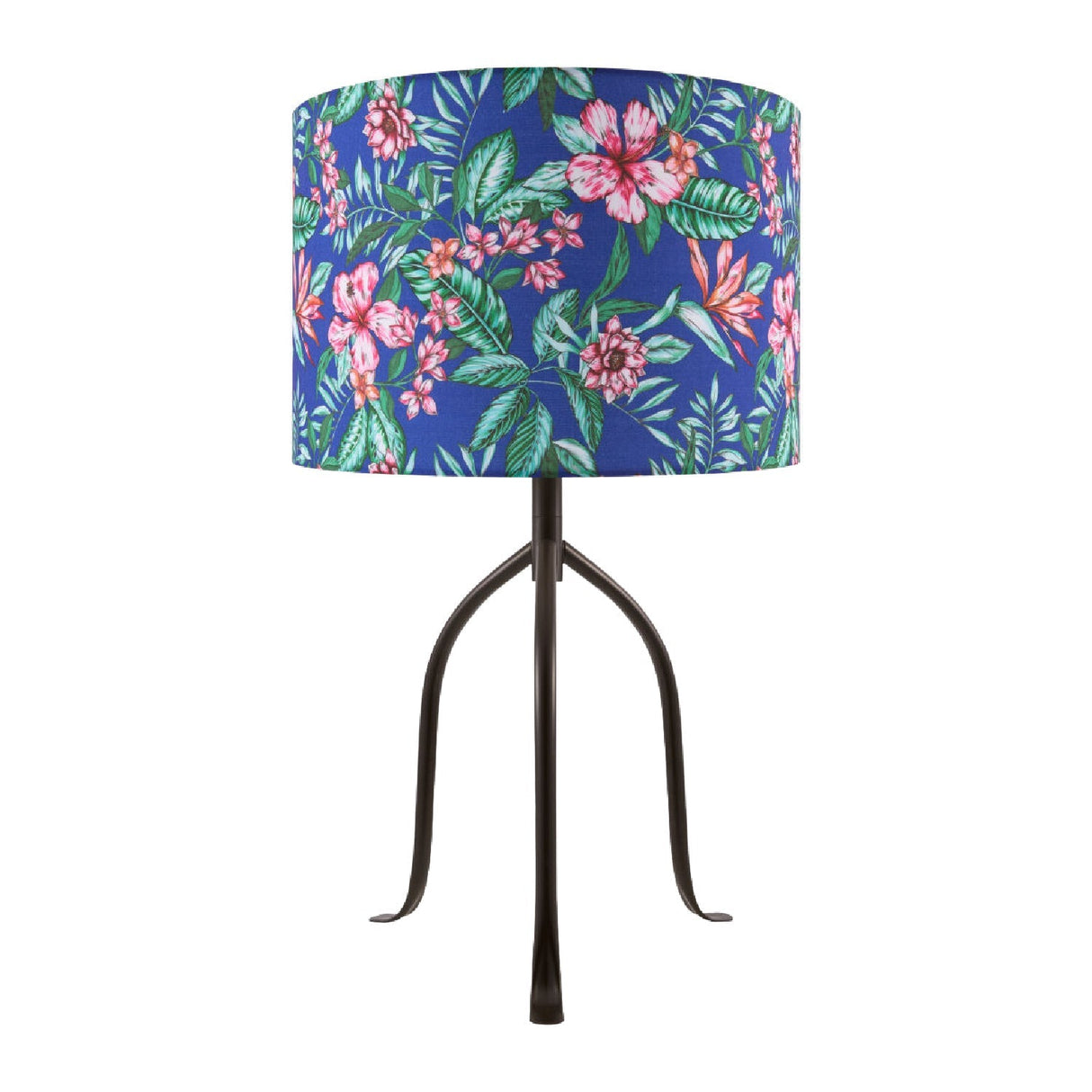 Modern European furniture - Floral Print Linen Table Lamp S - www.oroa.com