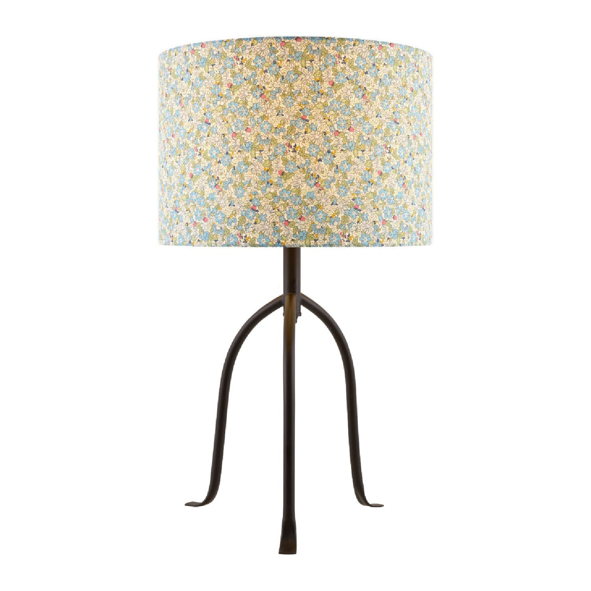 Modern European furniture - Floral Print Linen Table Lamp S - www.oroa.com