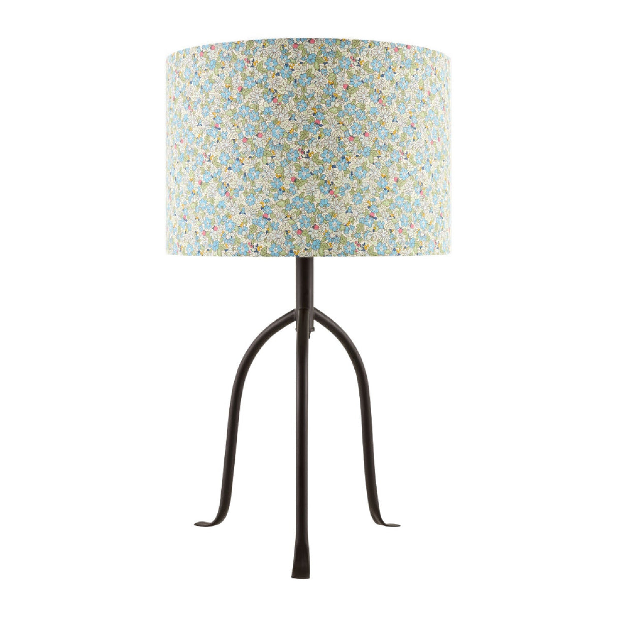 Modern European furniture - Floral Print Linen Table Lamp S - www.oroa.com