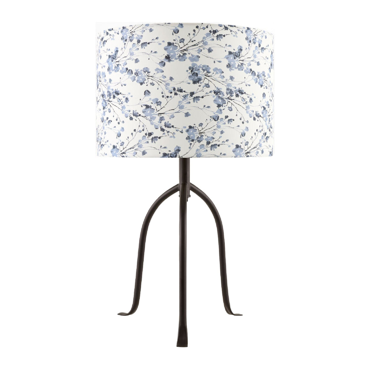 Modern European furniture - Floral Print Linen Table Lamp S - www.oroa.com