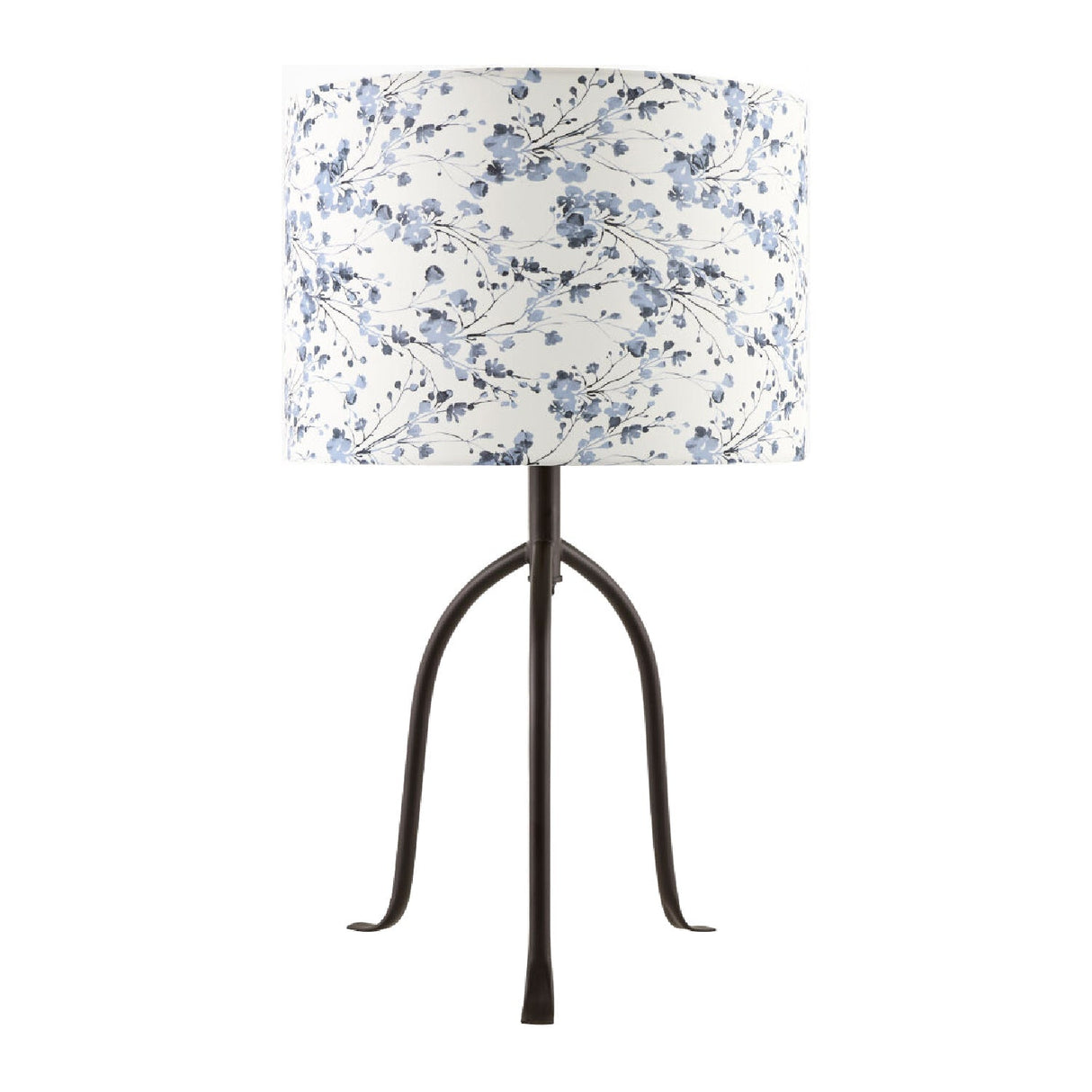 Modern European furniture - Floral Print Linen Table Lamp S - www.oroa.com