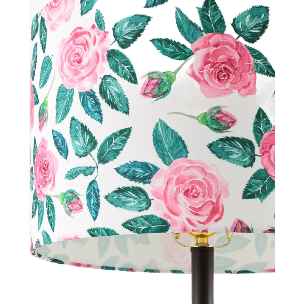 Modern European furniture - Floral Print Linen Table Lamp S - www.oroa.com