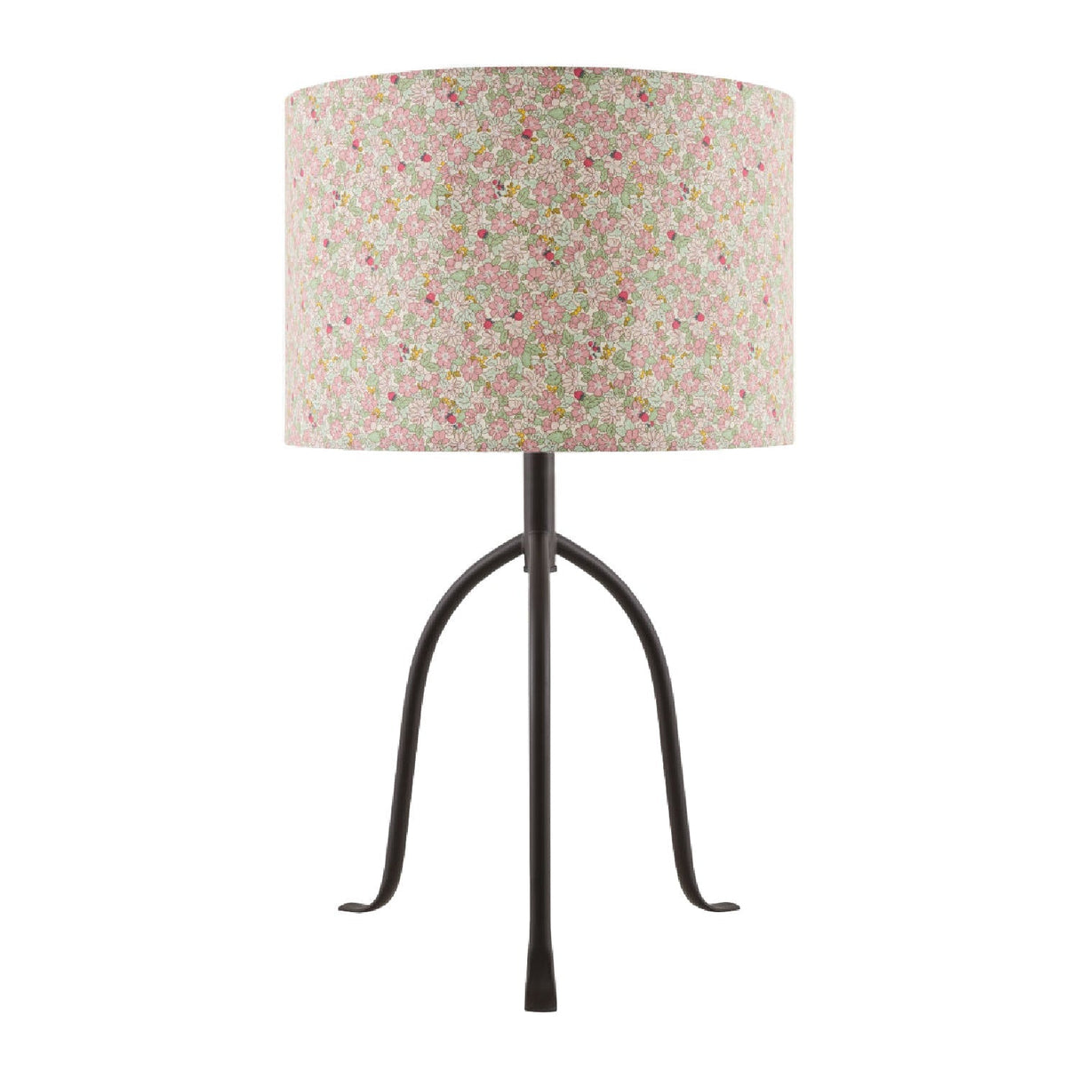 Modern European furniture - Floral Print Linen Table Lamp S - www.oroa.com
