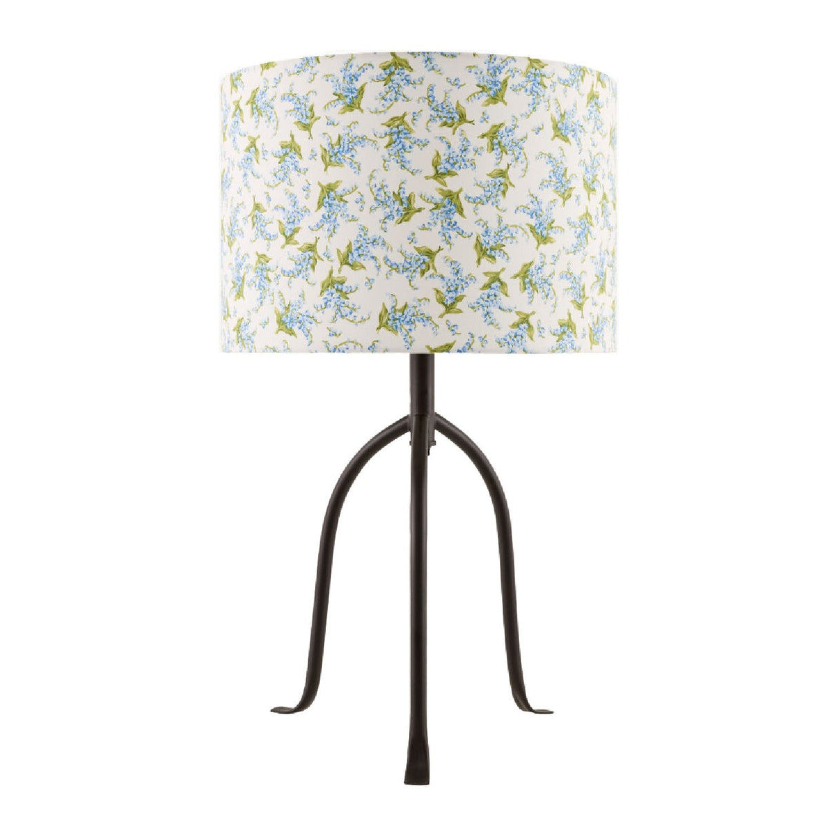 Modern European furniture - Floral Print Linen Table Lamp S - www.oroa.com