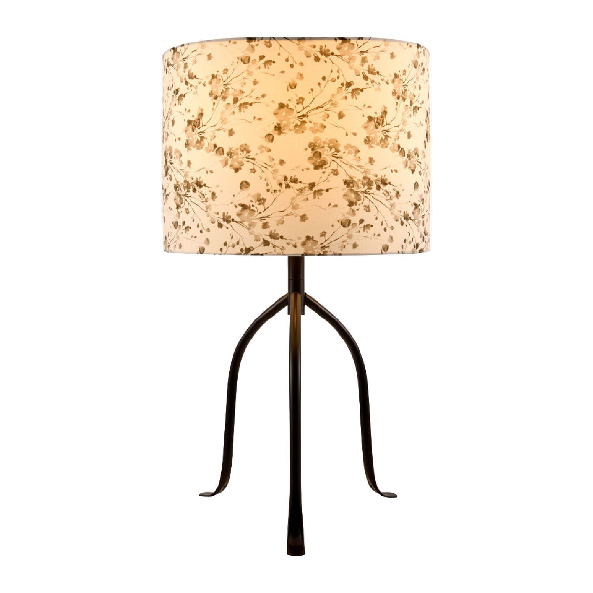 Modern European furniture - Floral Print Linen Table Lamp S - www.oroa.com