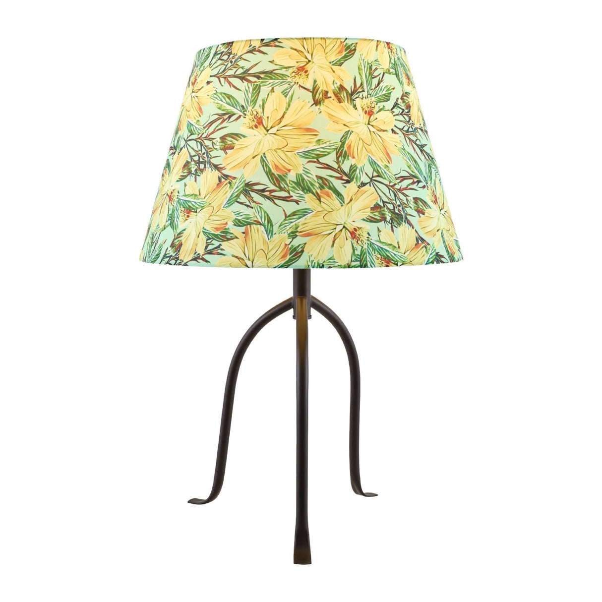 Modern European furniture - Floral Print Linen Table Lamp L - www.oroa.com