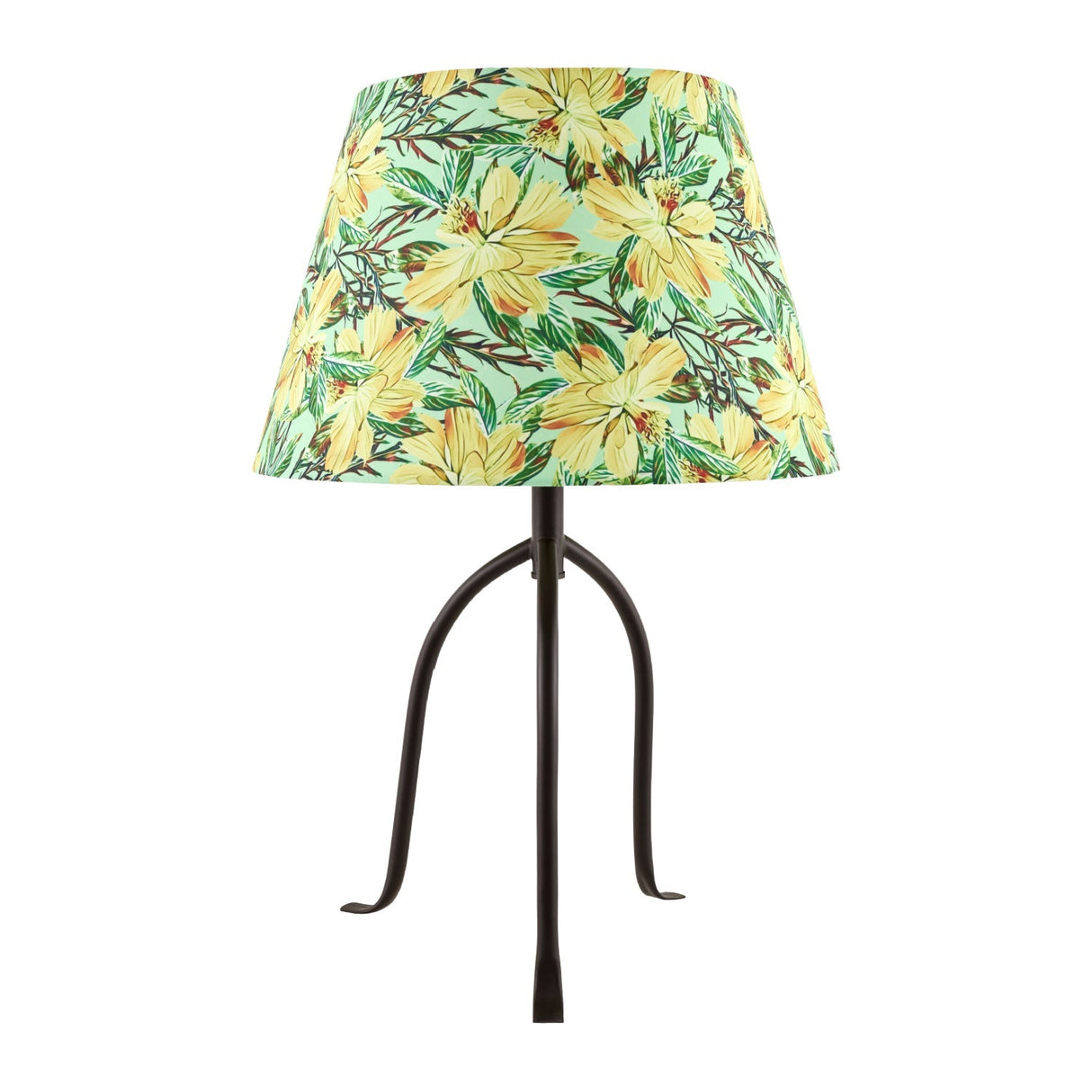 Modern European furniture - Floral Print Linen Table Lamp L - www.oroa.com