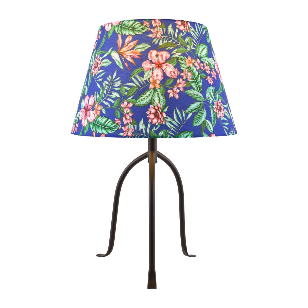 Modern European furniture - Floral Print Linen Table Lamp L - www.oroa.com